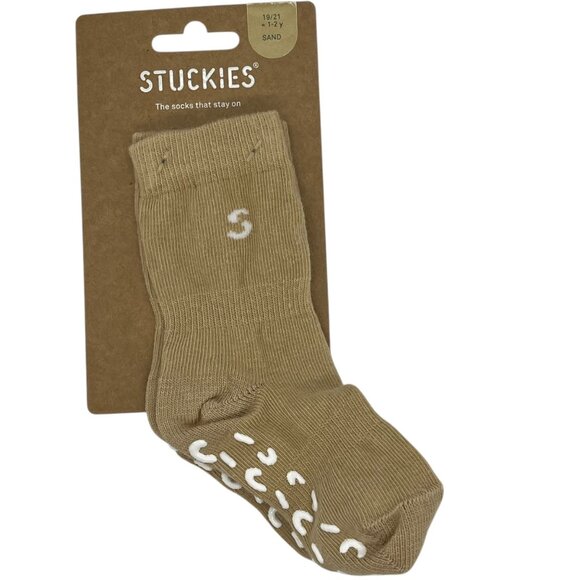 Stuckies Non-Slip Toddler Socks Age 0-6, 6-12, 1-2 NWT Choice of Colors - Picture 8 of 9